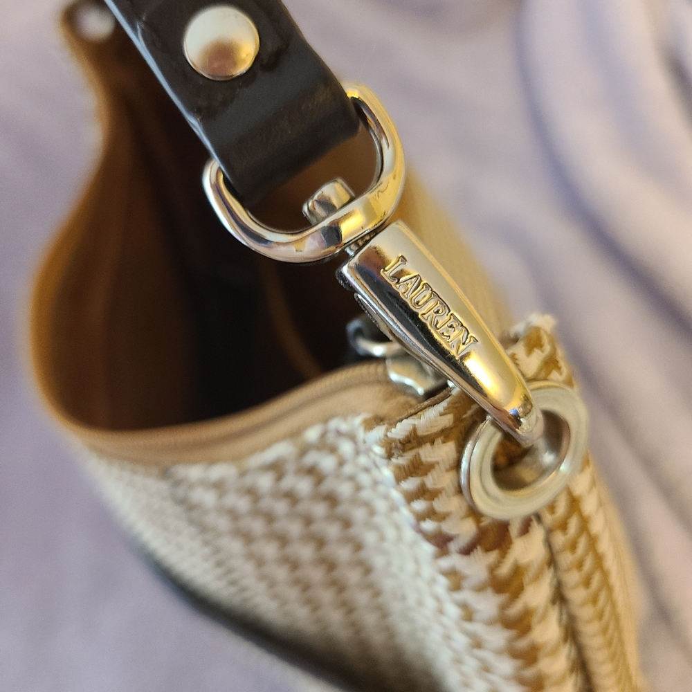 Lauren by Ralph Lauren houndstooth shoulder bag